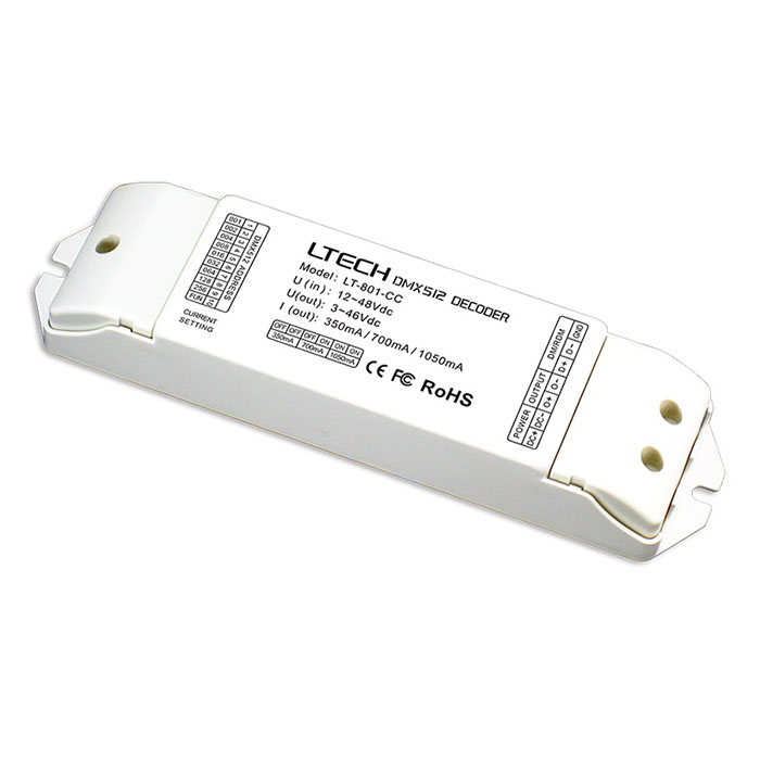 1CH CC DMX-PWM Decoder LT-801-CC 1CH CC DMX-PWM Decoder LT-801-CC